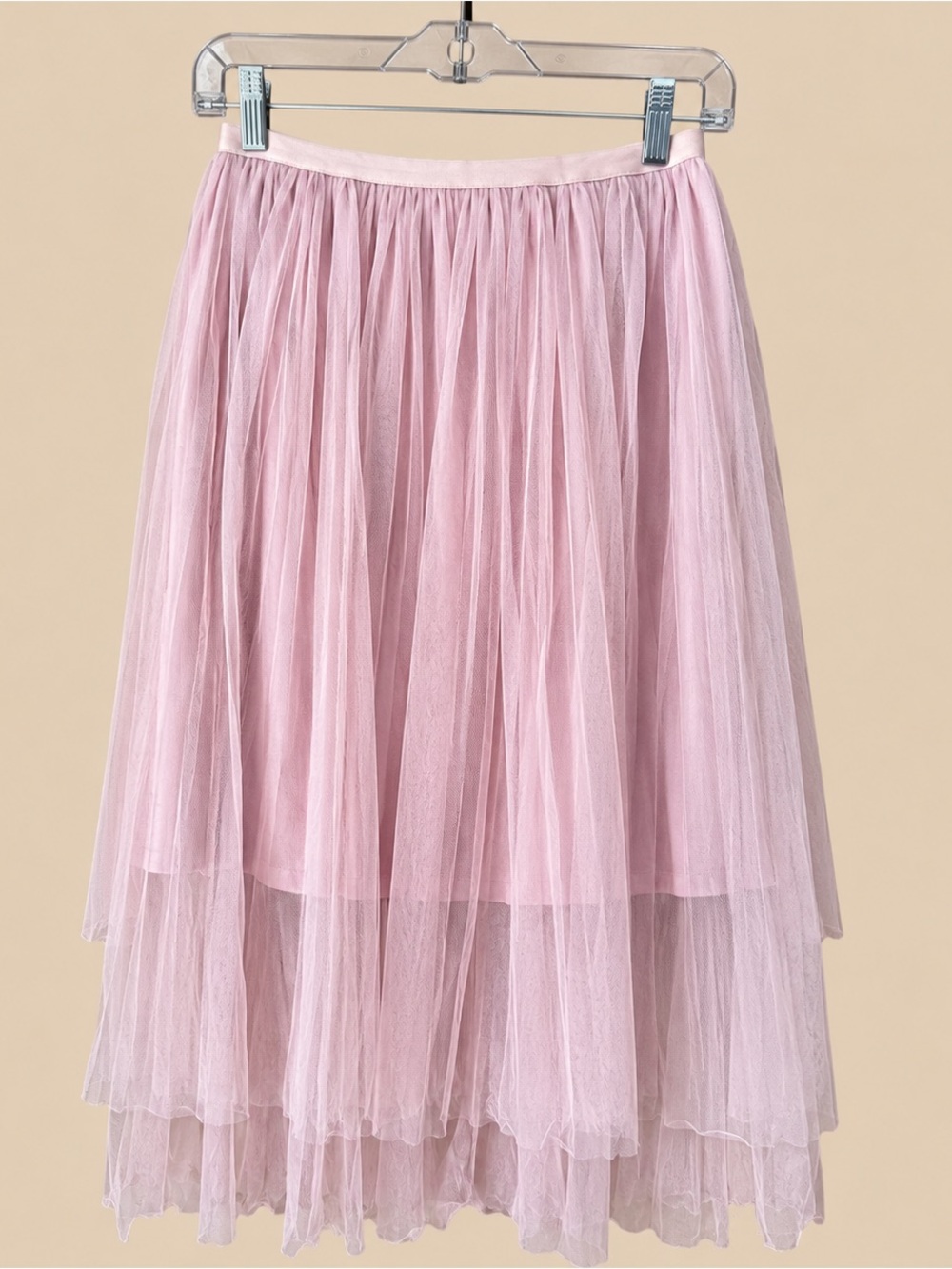 Coquette Dollette Pink Tiered Tutu M